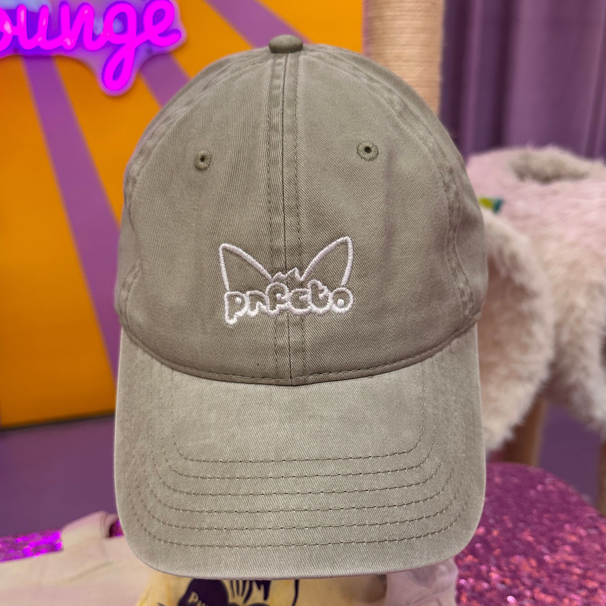 NEW! Purrfecto Embroidered Dad Hat