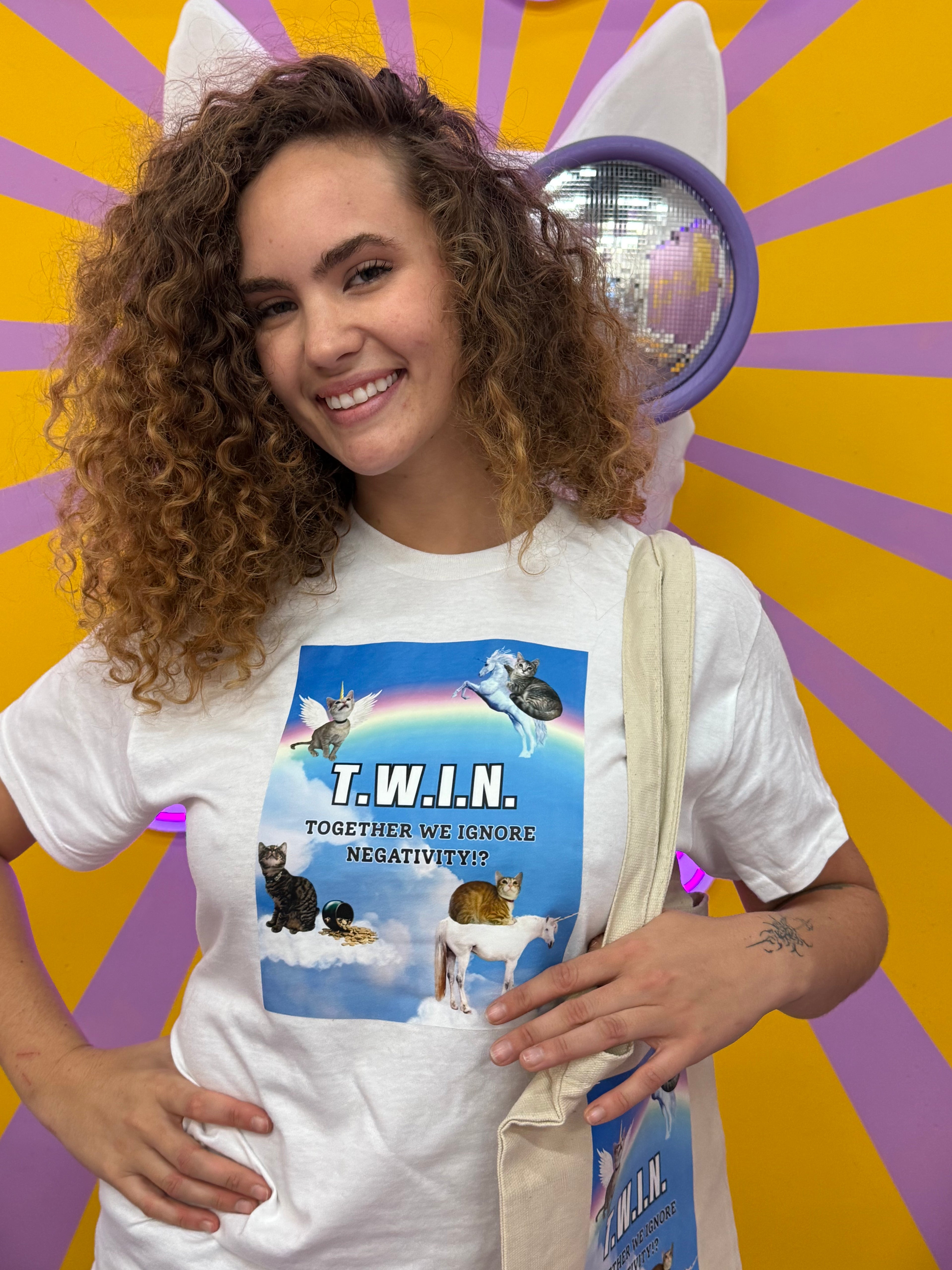 T.W.I.N. Tee — Together We Ignore Negativity!?
