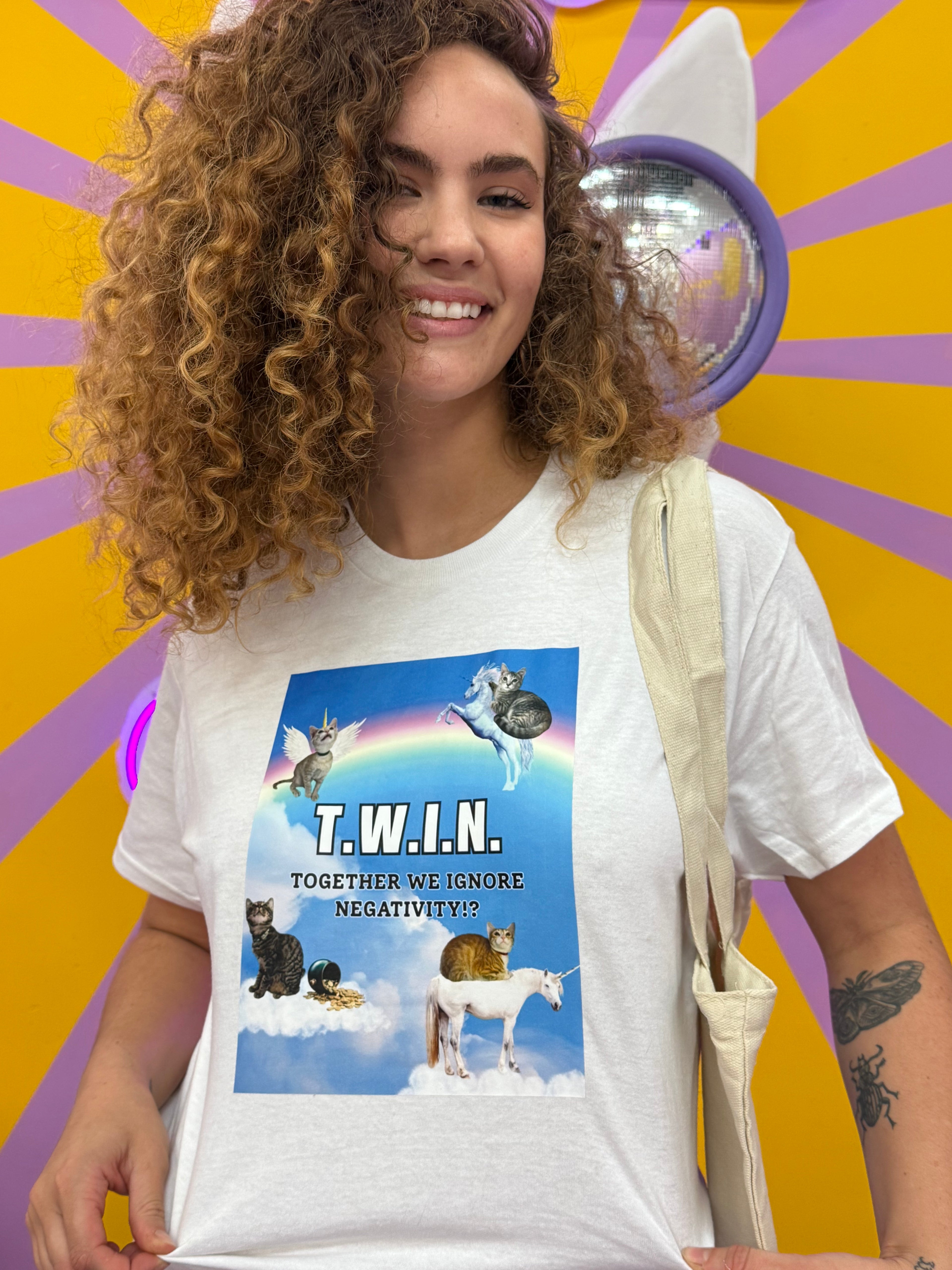 T.W.I.N. Tee — Together We Ignore Negativity!?